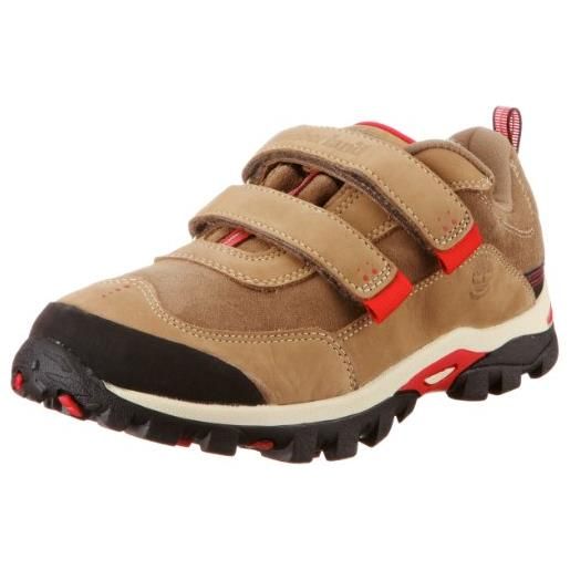 Timberland , scarpe da camminata ed escursionismo ragazzo, beige (beige (greige nubuck w/red)), 37