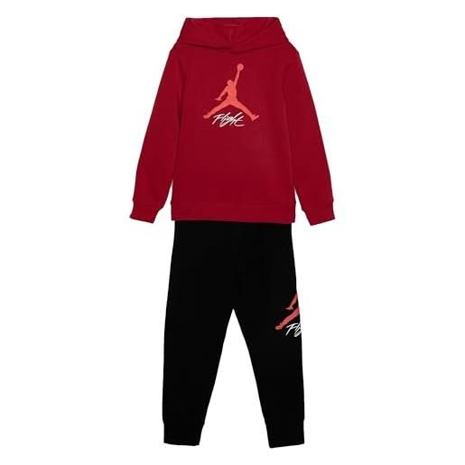 Nike jordan tuta da bambini jumpman flight rossa taglia 3-4 a codice 85d010-kr5