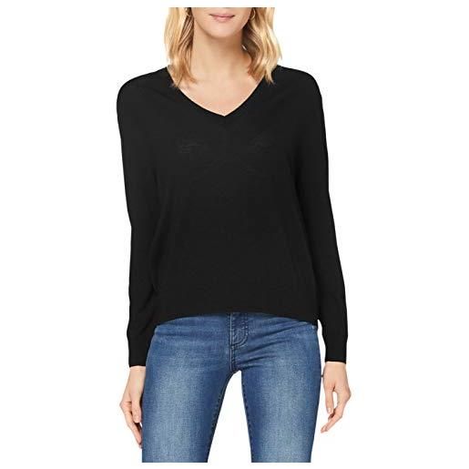 Armani exchange pullover maglione da donna, nero (black), xl