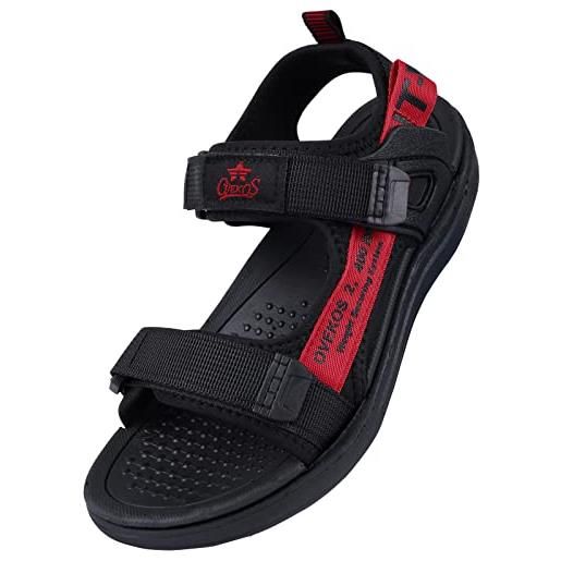 QZBAOSHU sandali sportivi bambini sandalo punta aperta bambina scarpe estate ragazzi per piscina spiaggia nero blu, 29 eu