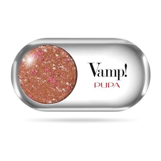 Pupa ombretto vamp!Gems 204 fancy copper - ombretto colore puro, alta pigmentazione, multi-effetto (disponibile in 54 varianti colore e 6 diversi finish)