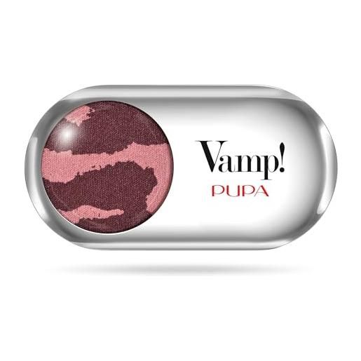 PUPA MILANO pupa ombretto vamp!Fusion 106 audacious pink - ombretto colore puro, alta pigmentazione, multi-effetto (disponibile in 54 varianti colore e 6 diversi finish)