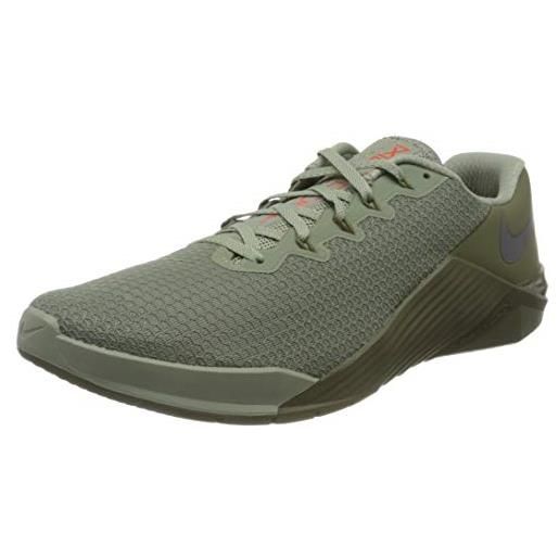 Nike metcon 5, scarpe da fitness unisex-adulto, grigio (jade stone/dark grey/medium ol 110), 47 eu