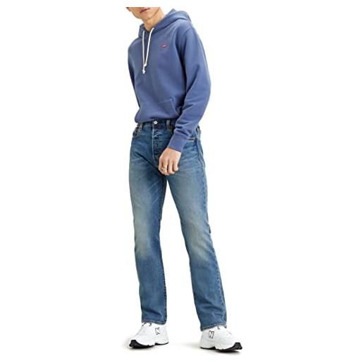 Levi's 501 original fit, jeans uomo, candy paint, 42w / 34l