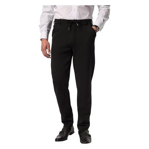 JP 1880 new york, chino, fascia elastica flexnamic pantaloni, nero, xxxxxxl uomo