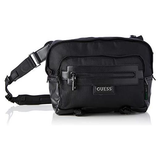 Guess massa camera bag, bags briefcase uomo, black, one size
