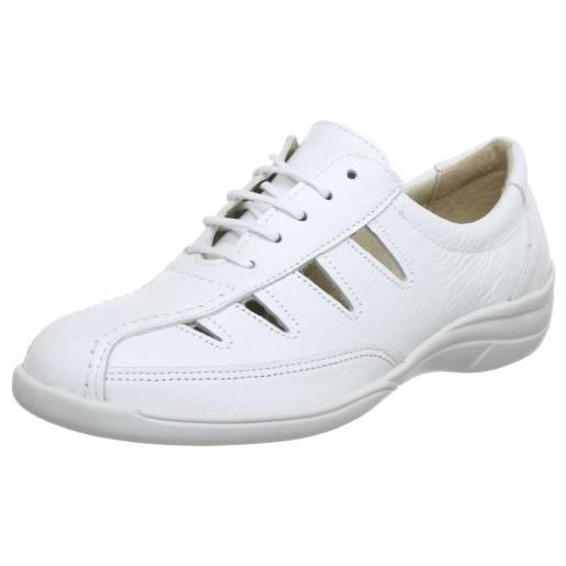 Comfortabel 950383, scarpe stringate basse donna, bianco (weiß (weiss 3)), 36