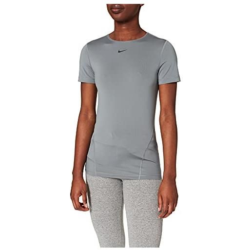 Nike ao9951-084 w np 365 top ss essential t-shirt donna smoke grey/(black) xs