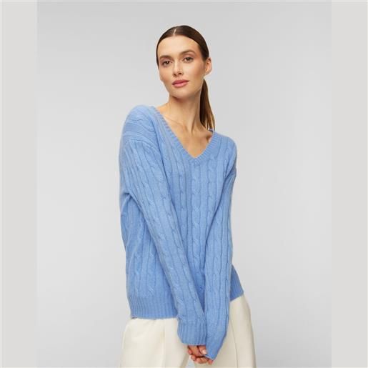 Polo Ralph Lauren maglione in cashmere Polo Ralph Lauren blu