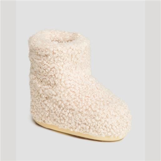 Moon Boot scarpe invernali con pelliccia Moon Boot icon low faux curly beige