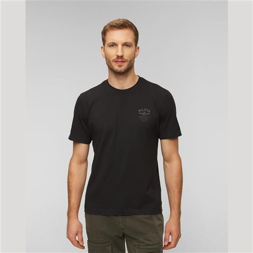 Aeronautica Militare t-shirt nera da uomo Aeronautica Militare