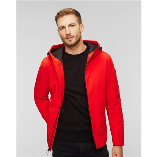 Woolrich giacca rossa da uomo Woolrich pacific soft shell jacket