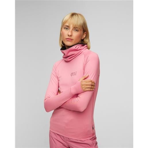 Picture Organic Clothing felpa termoattiva rosa da donna Picture Organic Clothing pagaya