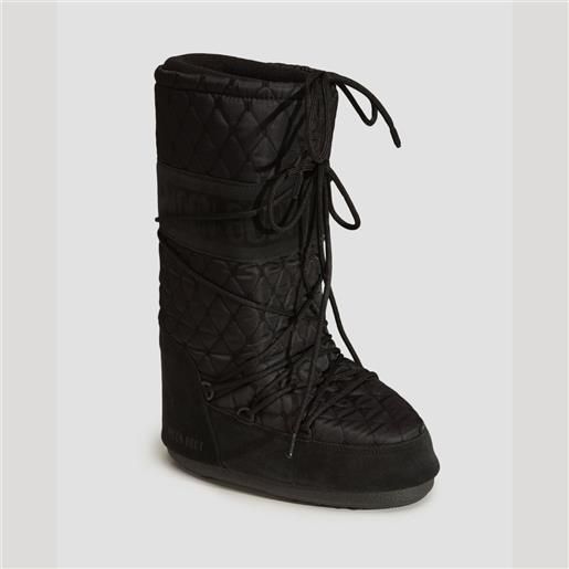 Moon Boot scarpe invernali nere da donna Moon Boot resort icon quilted