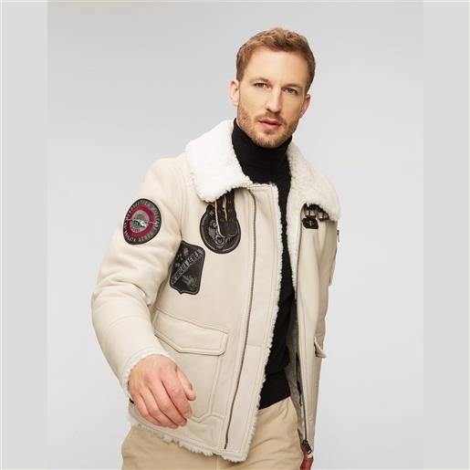 Aeronautica Militare giacca in pelle da uomo Aeronautica Militare