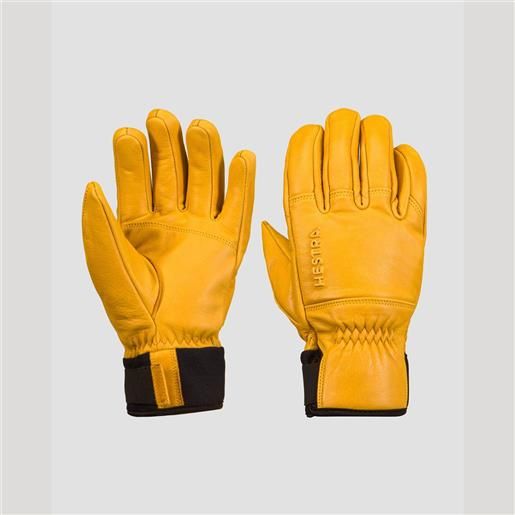 Hestra guanti gialli da sci da uomo Hestra omni - 5 finger