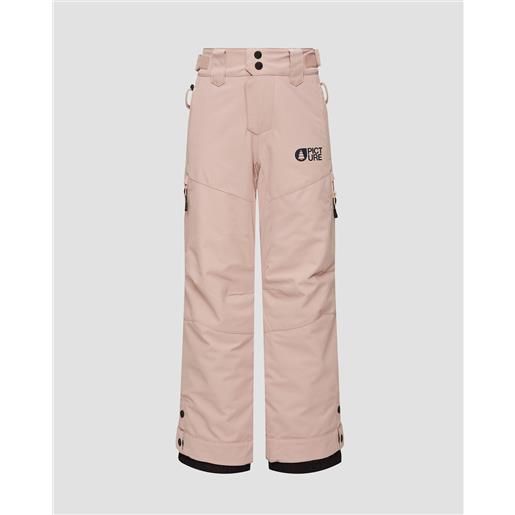 Picture Organic Clothing pantaloni rosa da sci da bambino Picture Organic Clothing time 10/10