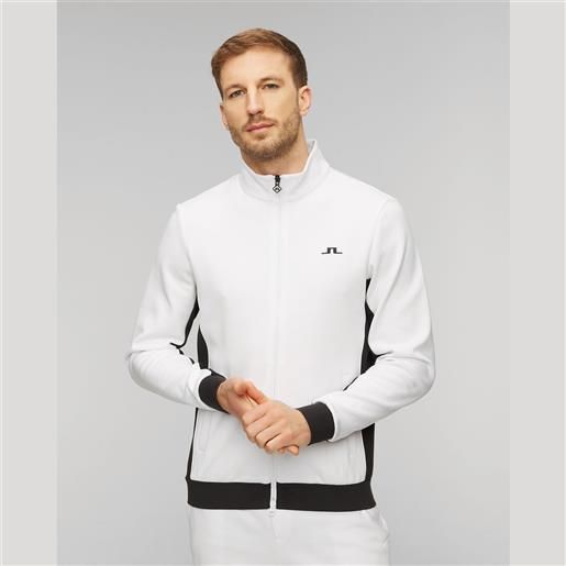 J Lindeberg giacca bianca da uomo j. Lindeberg callum zip jacket