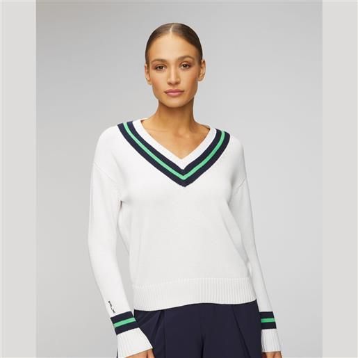 RLX Ralph Lauren maglione bianco da donna ralph lauren rlx golf