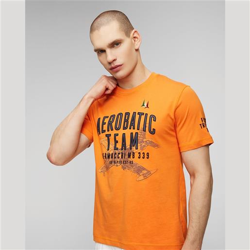 Aeronautica Militare t-shirt arancione da uomo Aeronautica Militare
