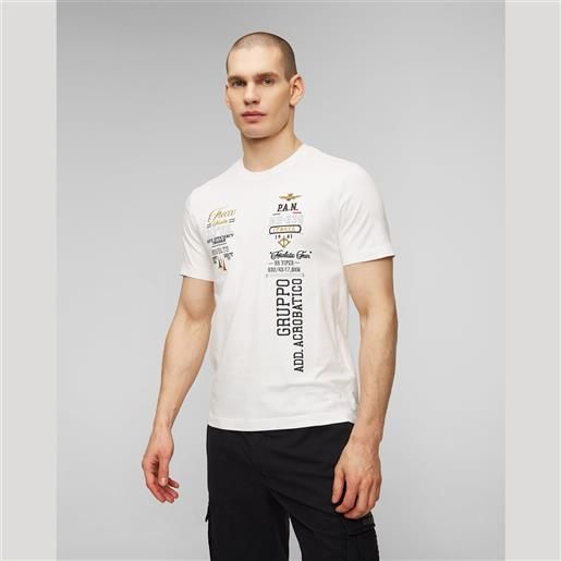 Aeronautica Militare t-shirt bianca da uomo Aeronautica Militare