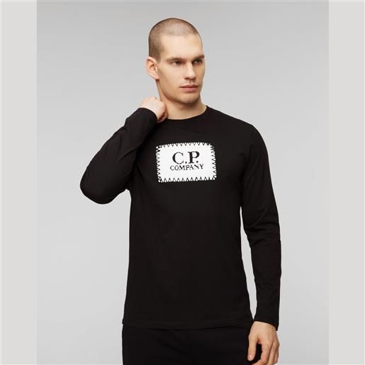 CP Company maglietta a maniche lunghe nera da uomo c. P. Company