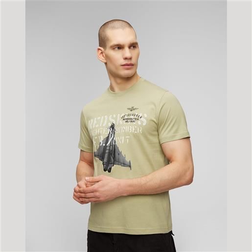 Aeronautica Militare t-shirt verde da uomo Aeronautica Militare