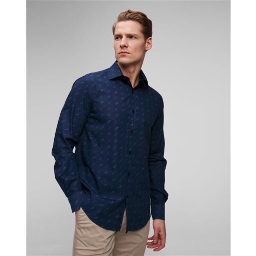 Paul and Shark camicia blu scuro da uomo paul&shark