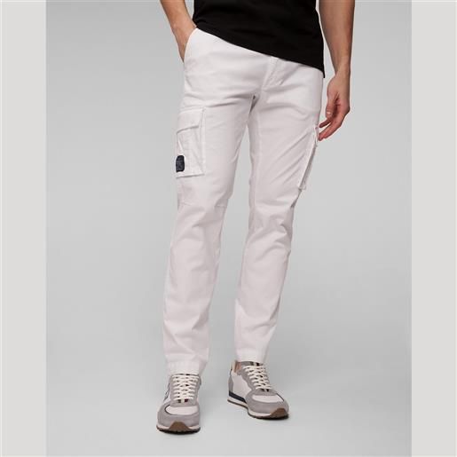 Aeronautica Militare pantaloni cargo bianchi da uomo Aeronautica Militare