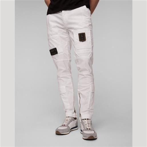 Aeronautica Militare pantaloni cargo bianchi da uomo Aeronautica Militare
