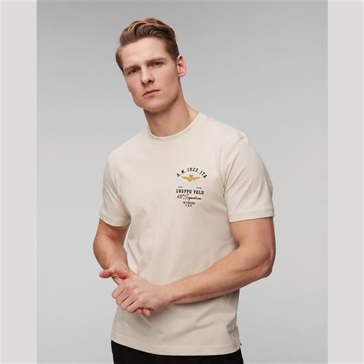 Aeronautica Militare t-shirt beige da uomo Aeronautica Militare