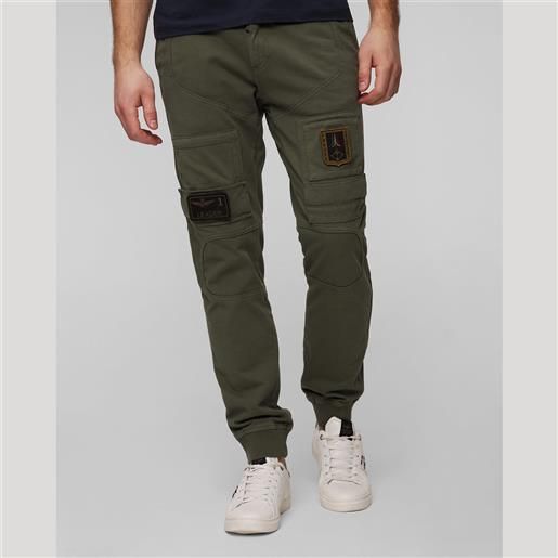 Aeronautica Militare pantaloni cargo verdi da uomo Aeronautica Militare