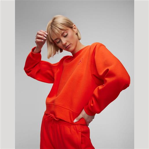 Adidas by Stella McCartney felpa arancione da donna adidas by stella mccartney asmc