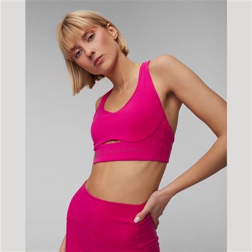 Adidas by Stella McCartney reggiseno sportivo rosa da donna adidas by stella mccartney asmc tst