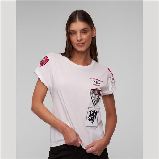 Aeronautica Militare t-shirt bianca da donna Aeronautica Militare