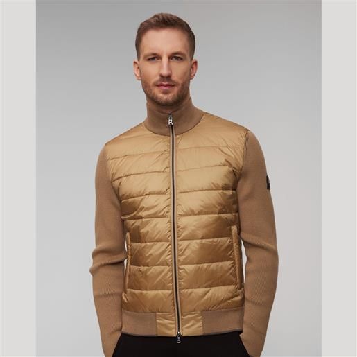 BOGNER giacca ibrida beige in lana da uomo bogner renee-d