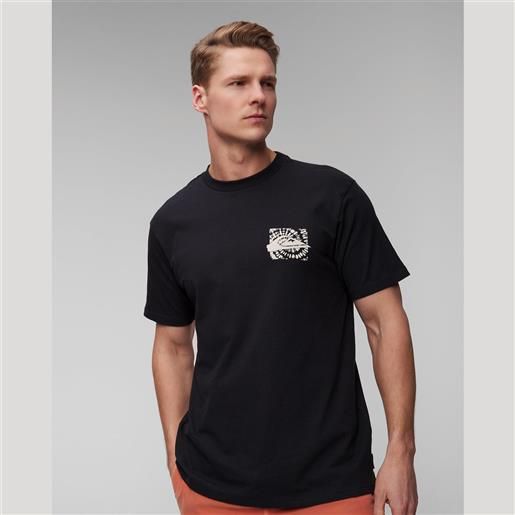 Quiksilver t-shirt nera da uomo Quiksilver hurricane or hippie moe