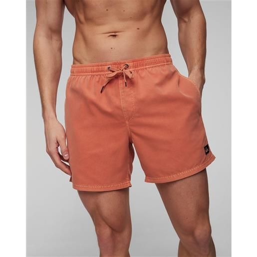 Quiksilver shorts da bagno arancioni da uomo Quiksilver everyday surfwash volley 15