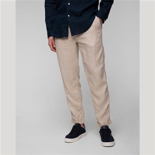 Polo Ralph Lauren pantaloni beige in lino da uomo Polo Ralph Lauren