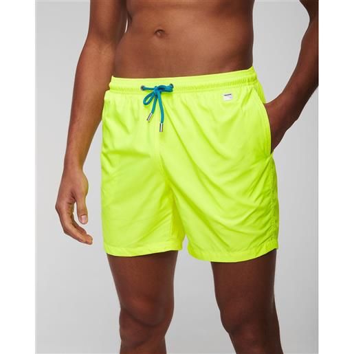 Mc2 Saint Barth shorts da bagno gialli da uomo Mc2 Saint Barth