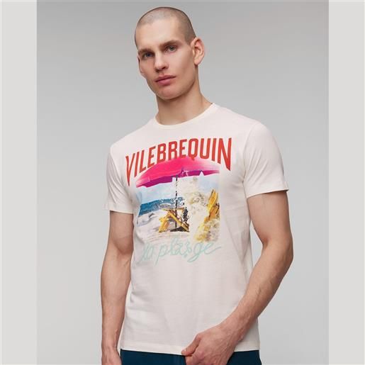 Vilebrequin t-shirt bianca da uomo Vilebrequin portisol