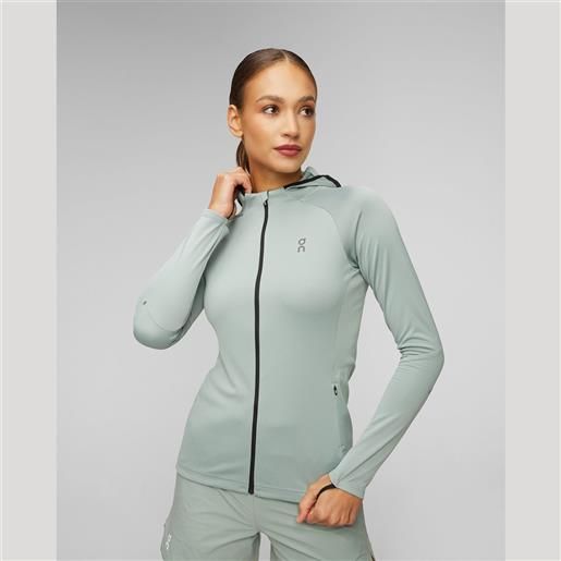 On Running felpa con cappuccio da donna On Running climate zip hoodie