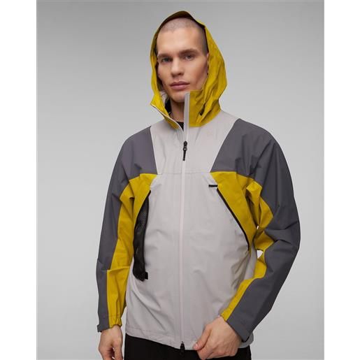 Goldwin giacca grigio-gialla da alpinismo da uomo Goldwin pertex shield air mountaineering jacket