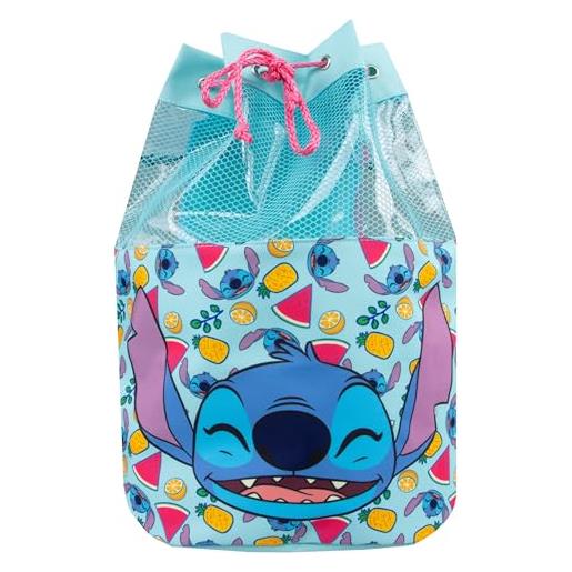 Disney borsa da bagno lilo e stitch | borsa stitch | borsa piscina bambino | blu taglia unica