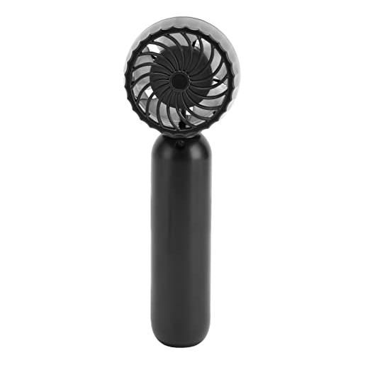 Brrnoo ventilatore per ciglia portatile ventola di raffreddamento elettrica silenziosa ricaricabile usb per estensioni delle ciglia asciugacapelli per unghie in bianco e nero (nero)