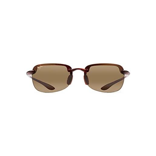 Maui Jim occhiali da sole senza montatura sandy beach, tartarughe/hcl bronzo polarizzato, small