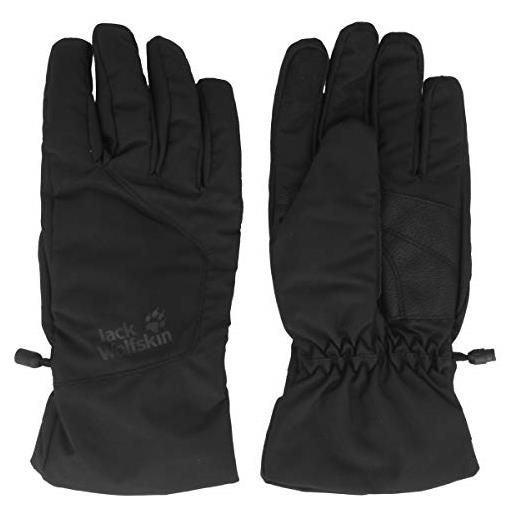 Jack Wolfskin texapore basic glove, guanti unisex, nero, s