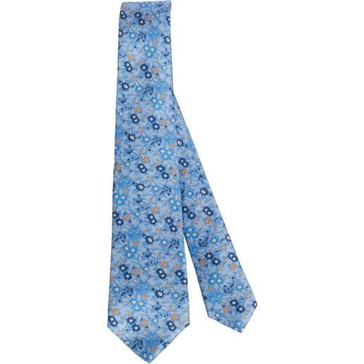 KITON cravatta in seta KITON 01 azzurro uomo