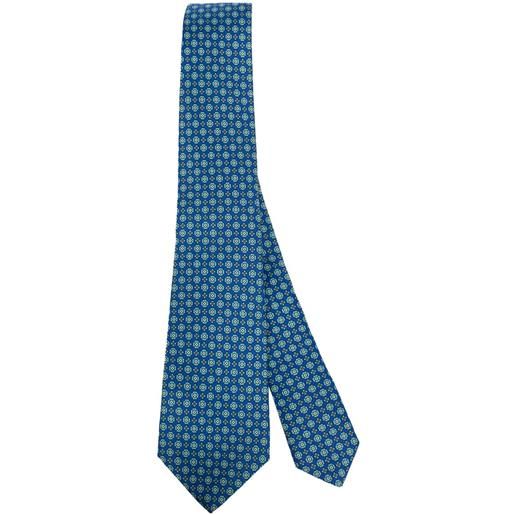 KITON cravatta in seta KITON 02 azzurro uomo
