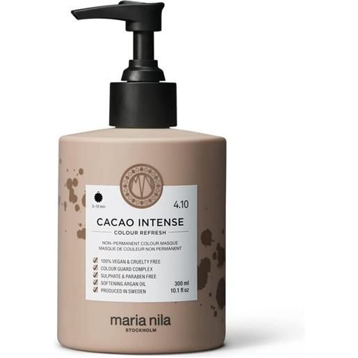 MARIA NILA colour refresh - maschera colorante 300 ml - 4.10 cacao intense